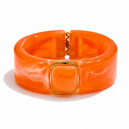 Valentina Fire Hinged Bangle