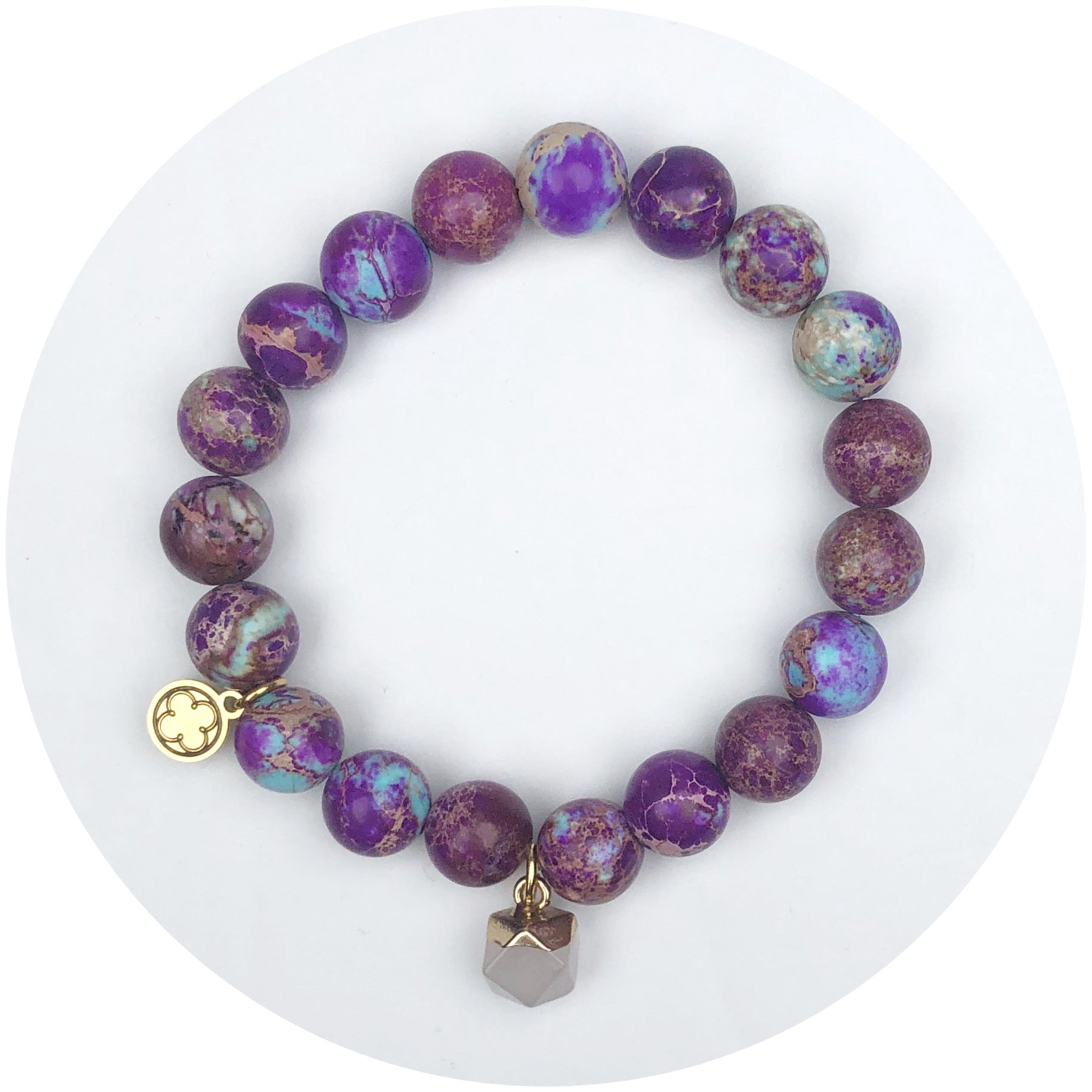 Imperial Mulberry with Rose Quartz Pendant