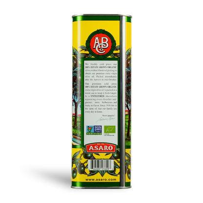 Partanna Organic Sicilian Olive Oil - 0.5 L - Oriana Lamarca LLC