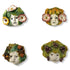 Quattro Stagioni — Handpainted Ceramic Masks from Vietri sul Mare, Italy - Oriana Lamarca LLC