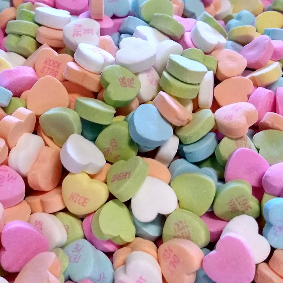 Candy Hearts Sweet Square