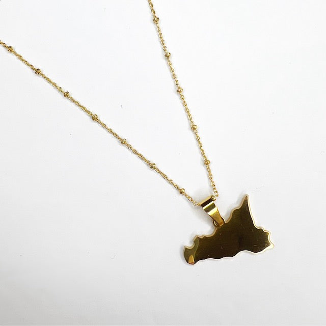 Sicily Island Gold Necklace
