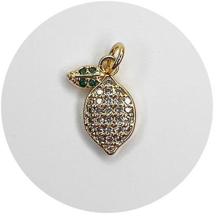 Pavé Lemon Pendant