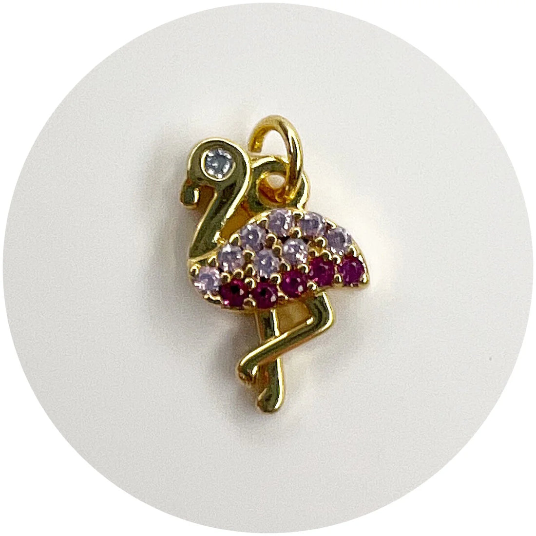 Pavé Flamingo Pendant