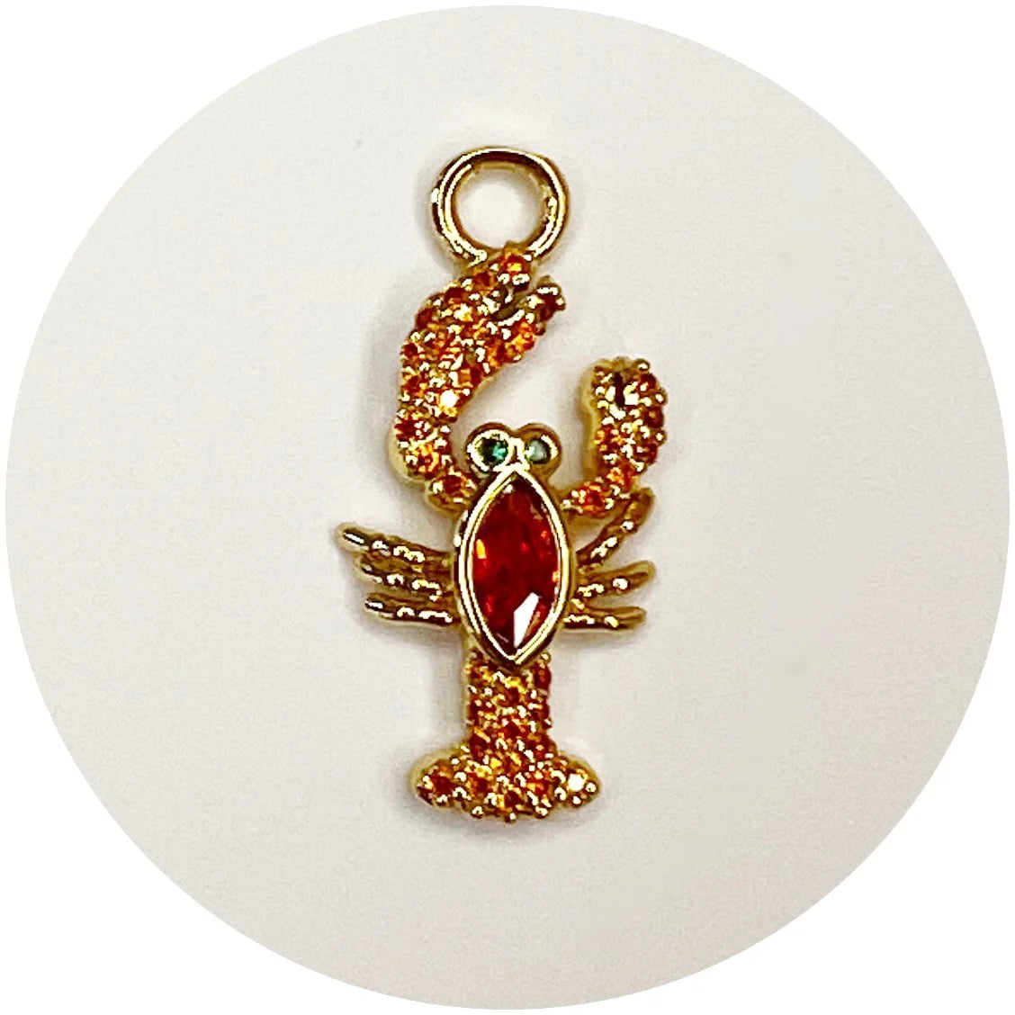 Pavé Lobster Pendant