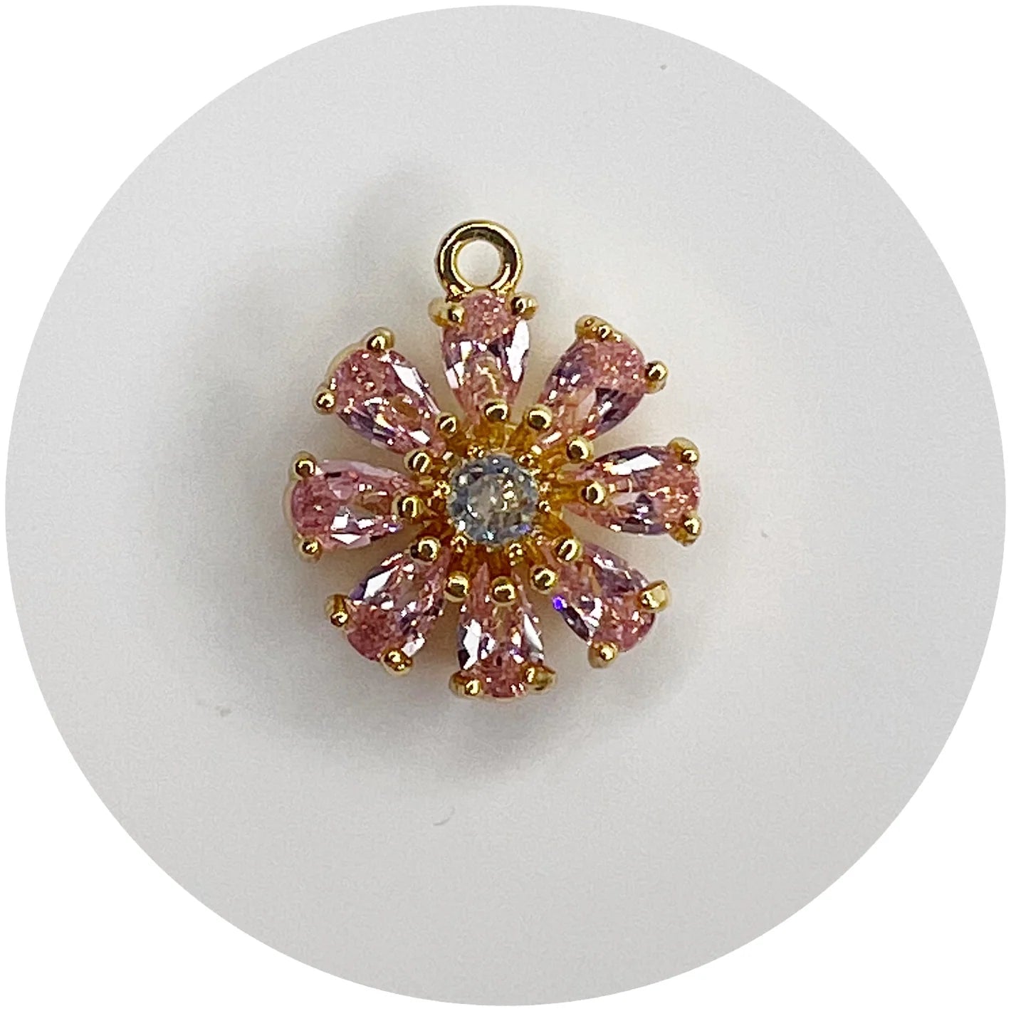 Pink Daisy Pendant