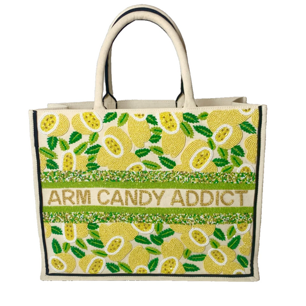 Bianca Lemon Customizable Beaded Bag – Oriana Lamarca Designs