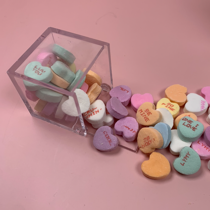 Candy Hearts Sweet Square