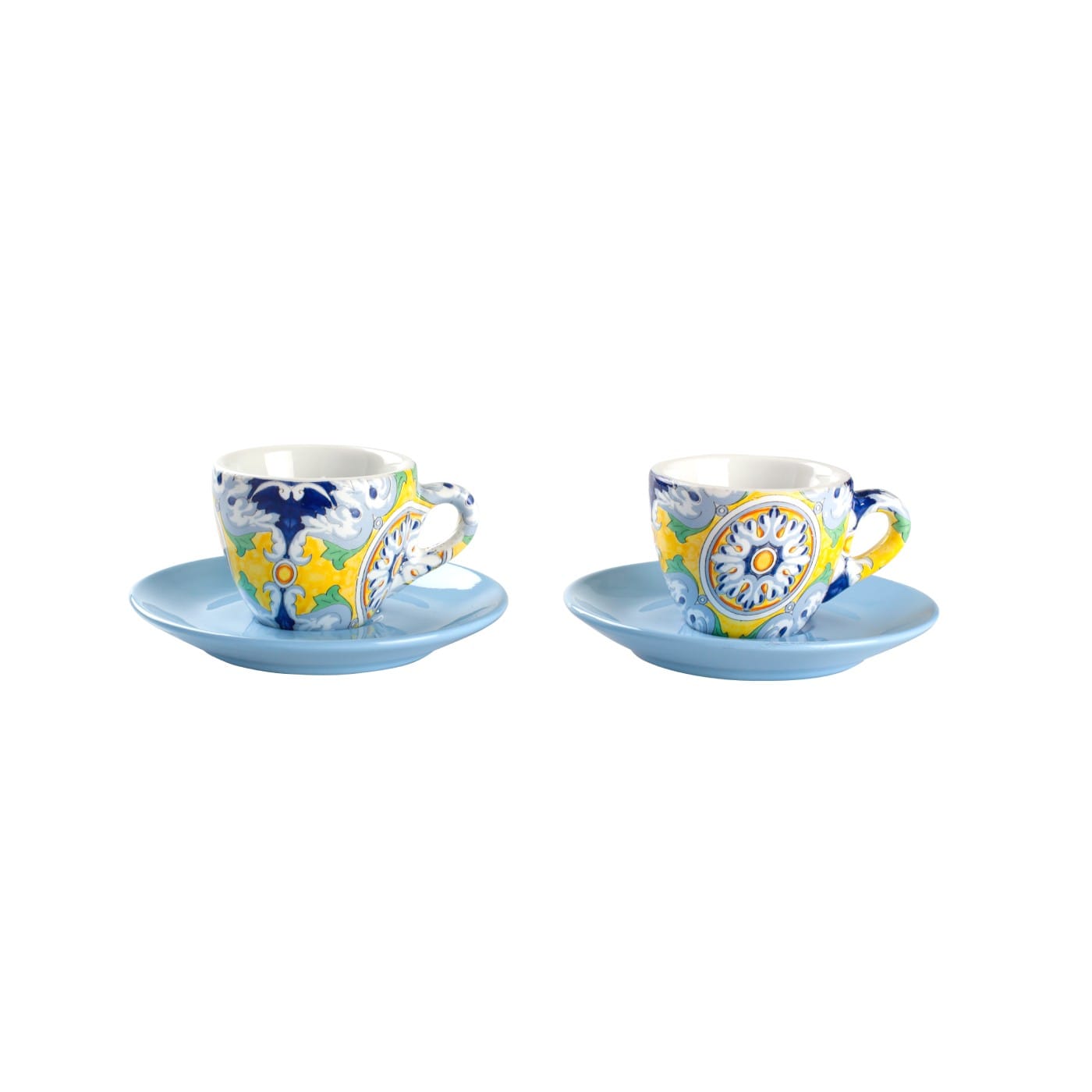 Mokavit "Taormina" Coffee Gift Box - 3 Cup Pot + 2 Sets of Cups
