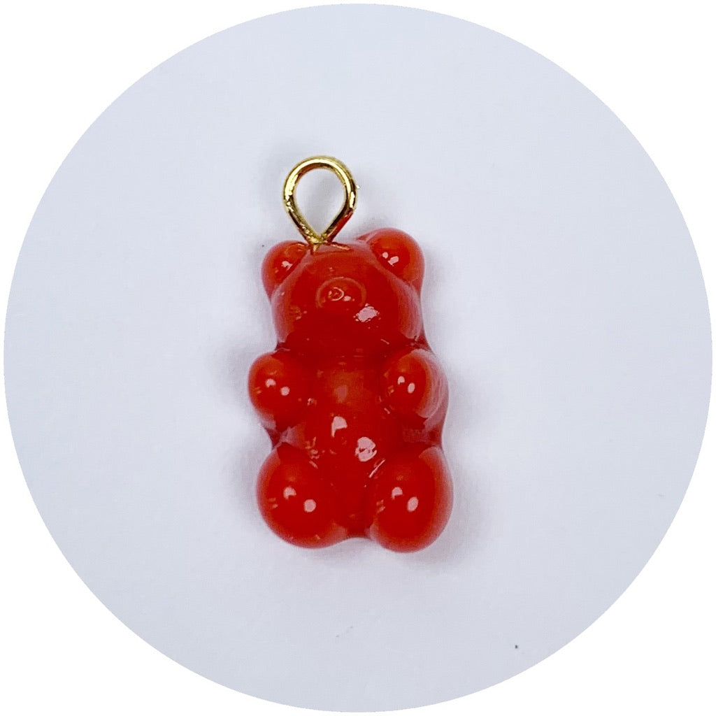 Red Murano Glass Gummy Bear