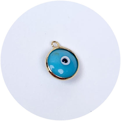 Blue Glass Evil Eye Pendant