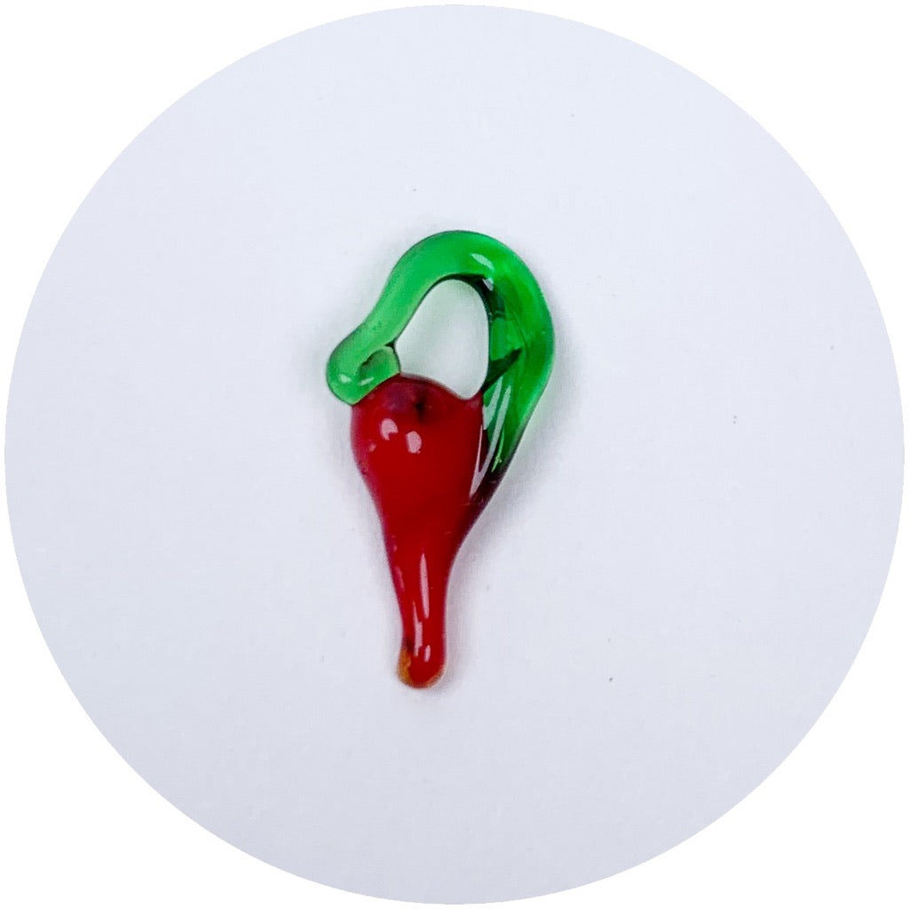 Red Murano Glass Pepper Pendant