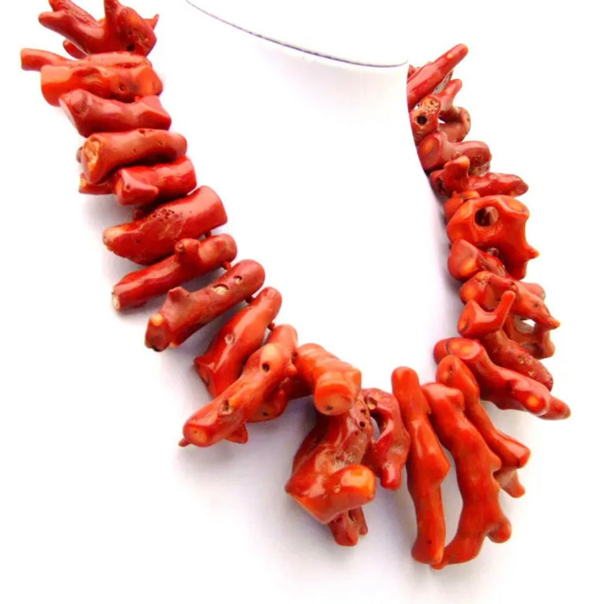 Buy Necklace of Natural Red Branch Coral Online in India - Etsy