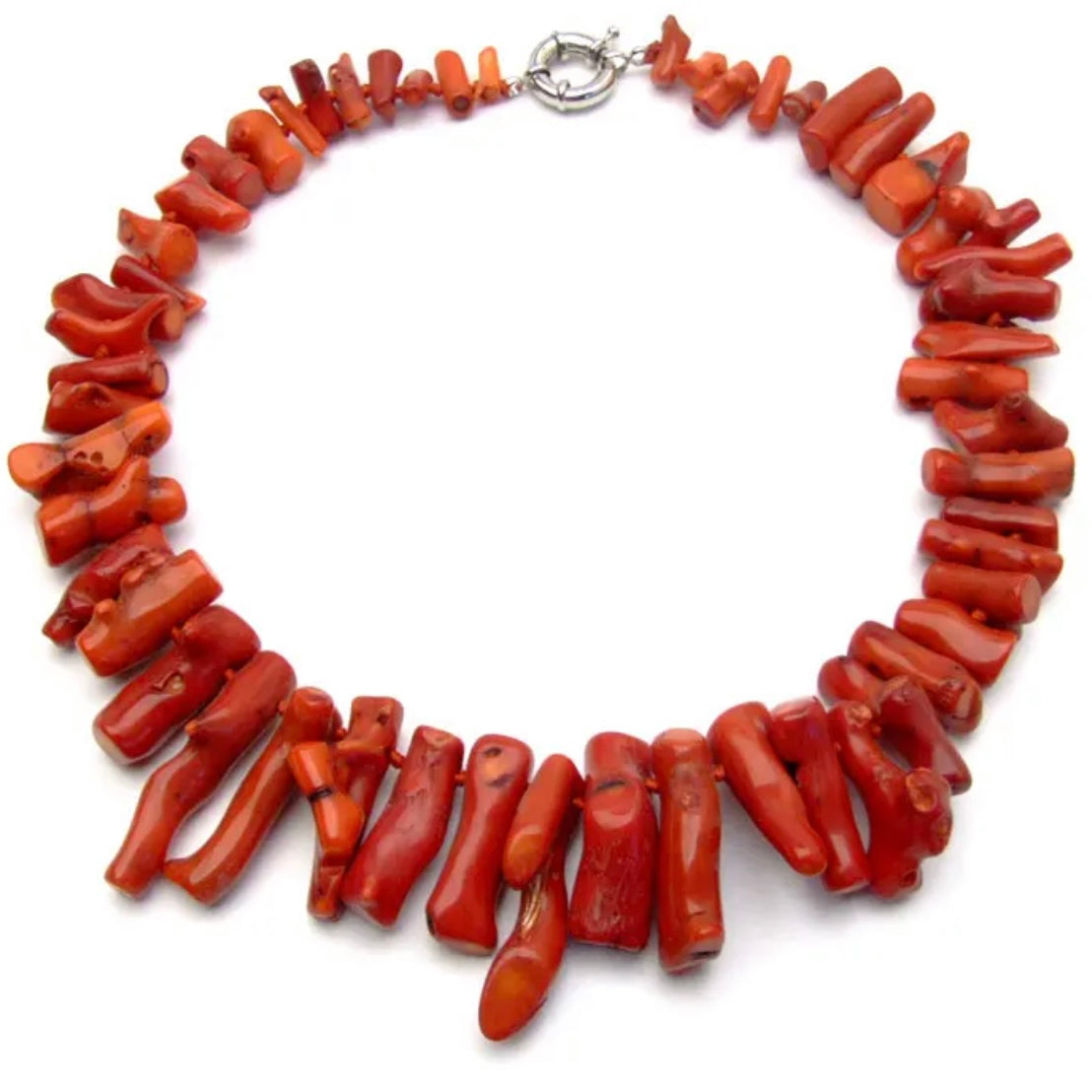 Coral branch necklace vintage - Gem