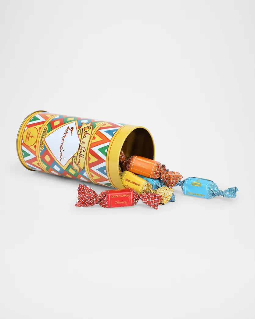 Dolce &amp; Gabbana Fiasconaro Torrone Siciliano Soft Bite Size Torrone Tin, 150g