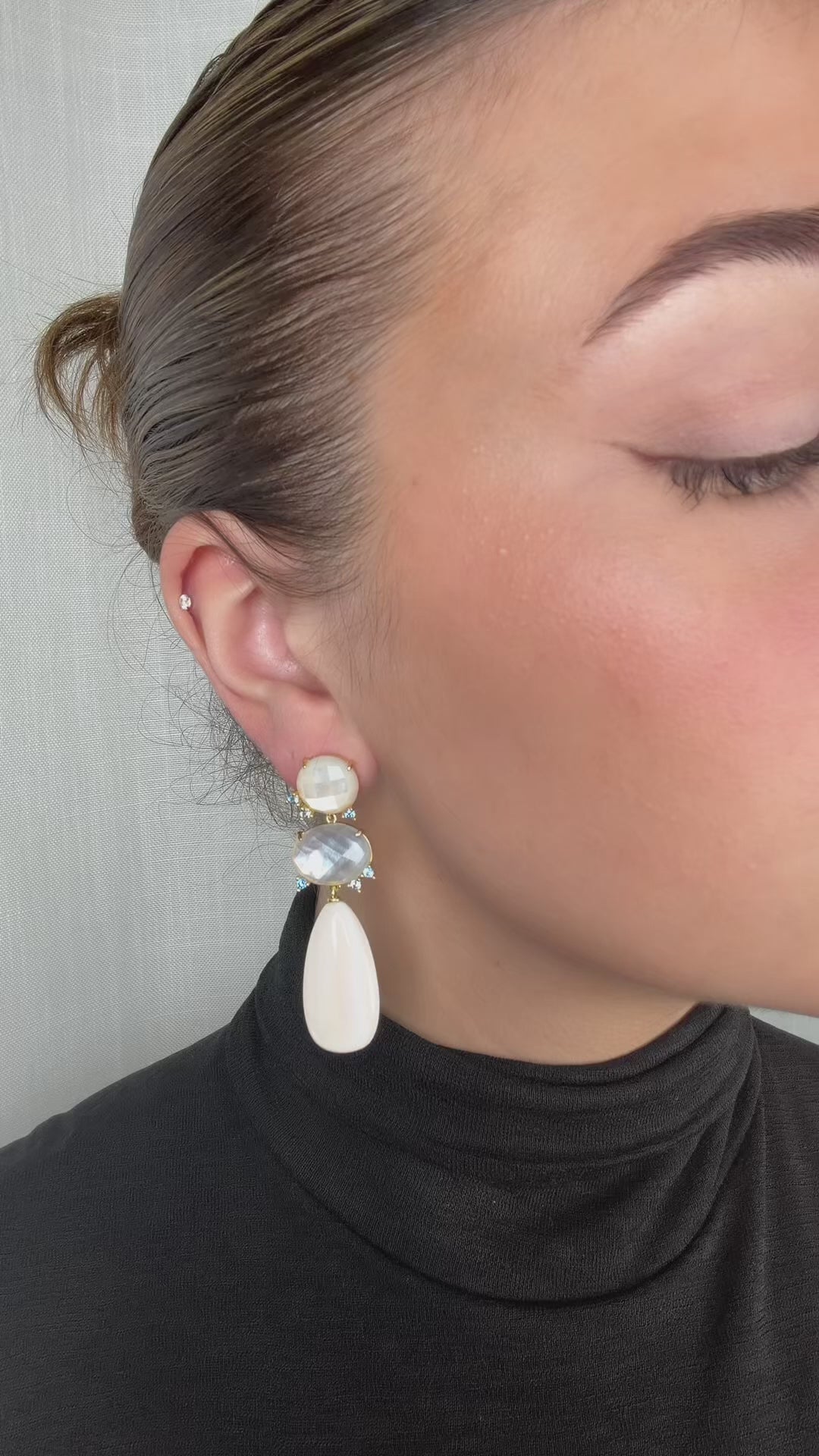 Mother of Pearl Teardrop Earring
