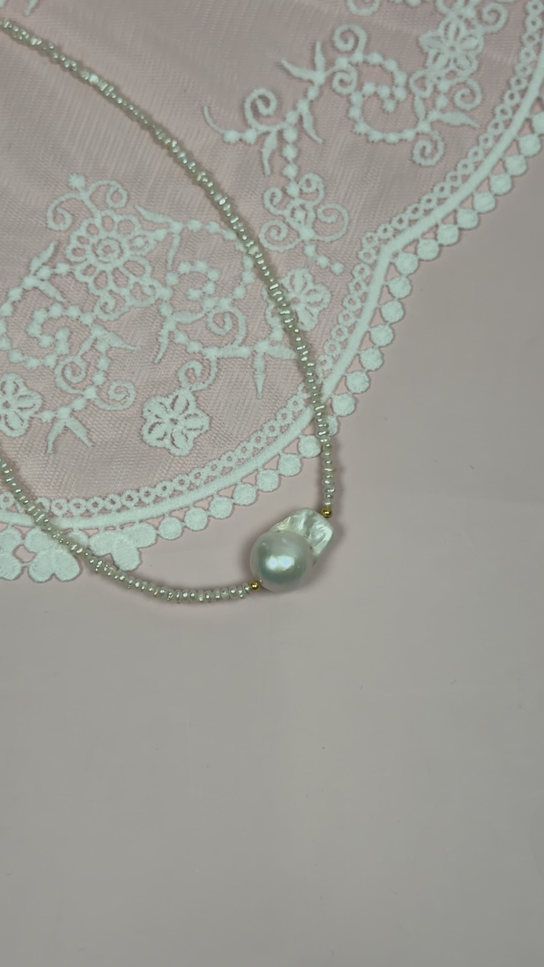 Baroque Pearl Choker