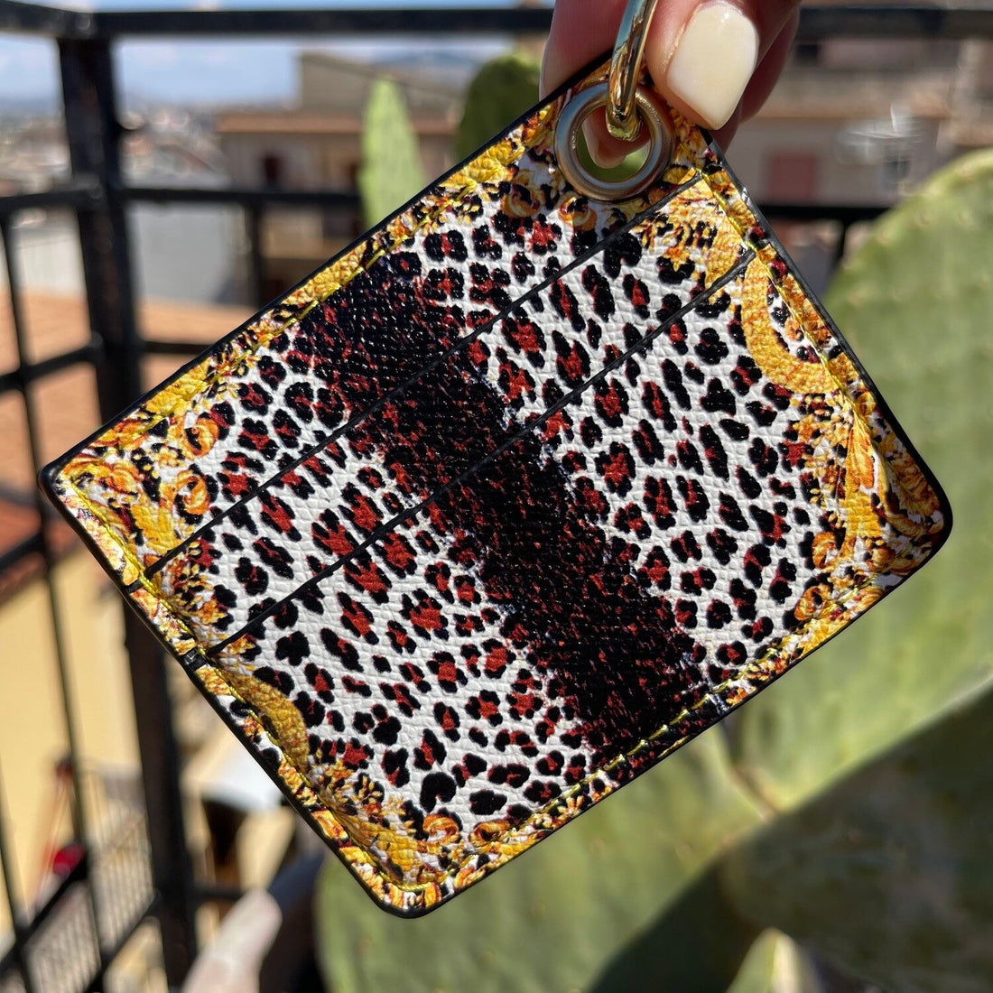 Leopard Print Credit Card Wallet