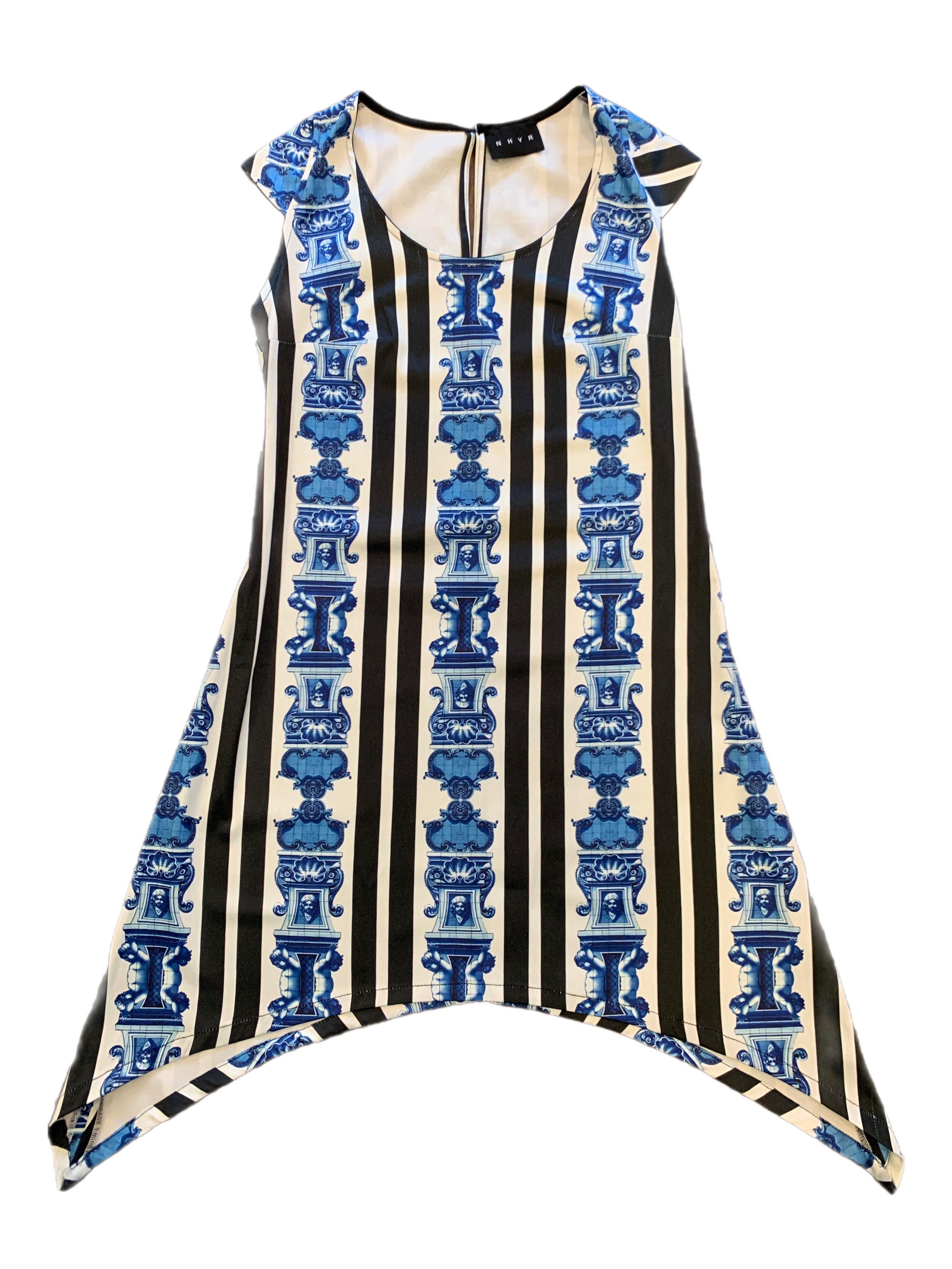 Azulejo Cap Sleeve Dress