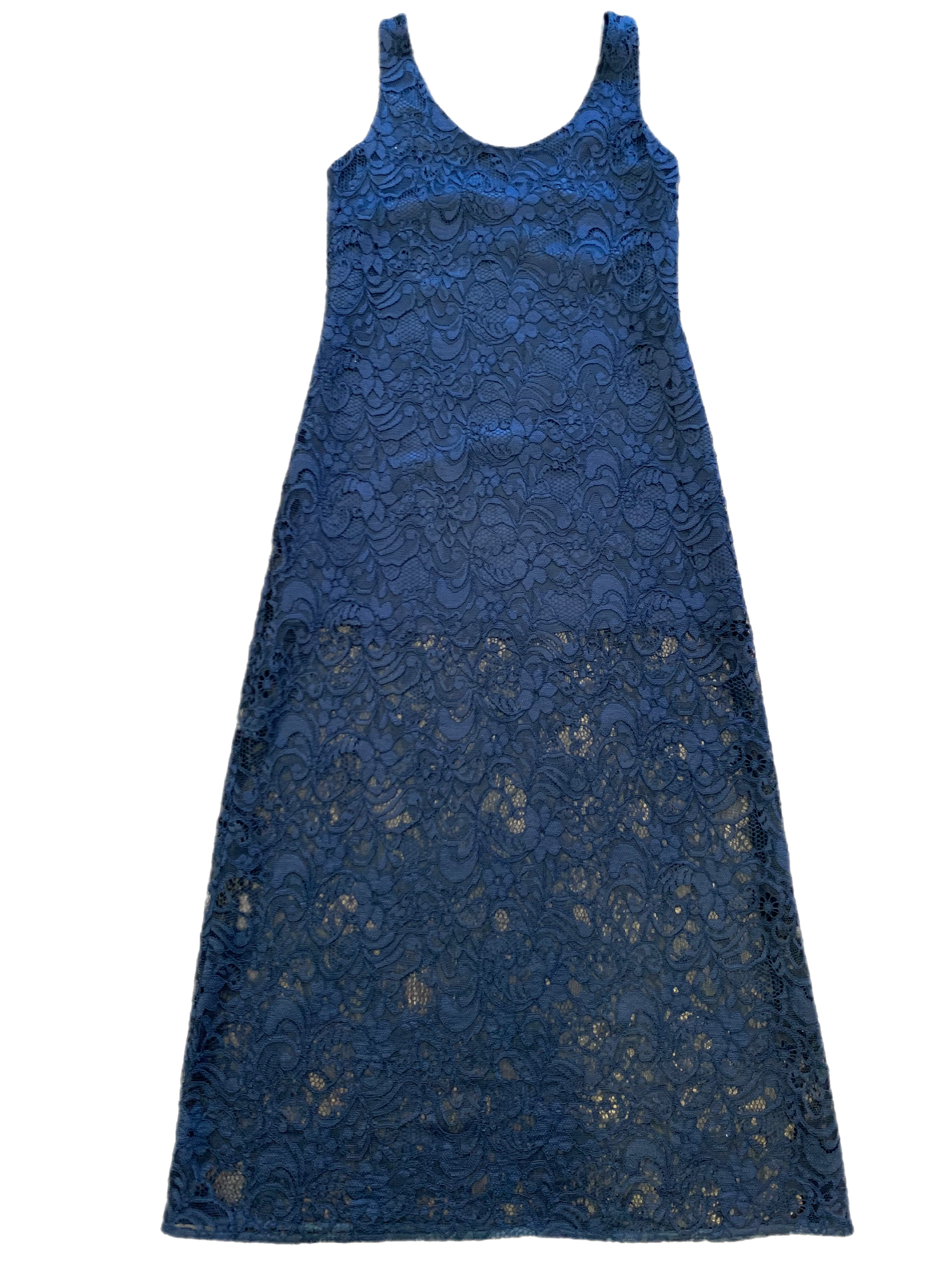 NHVR Pizzo Azul Lungo Dress