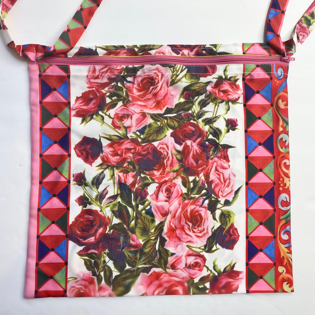 Lilliana Pink Floral Print Pochette