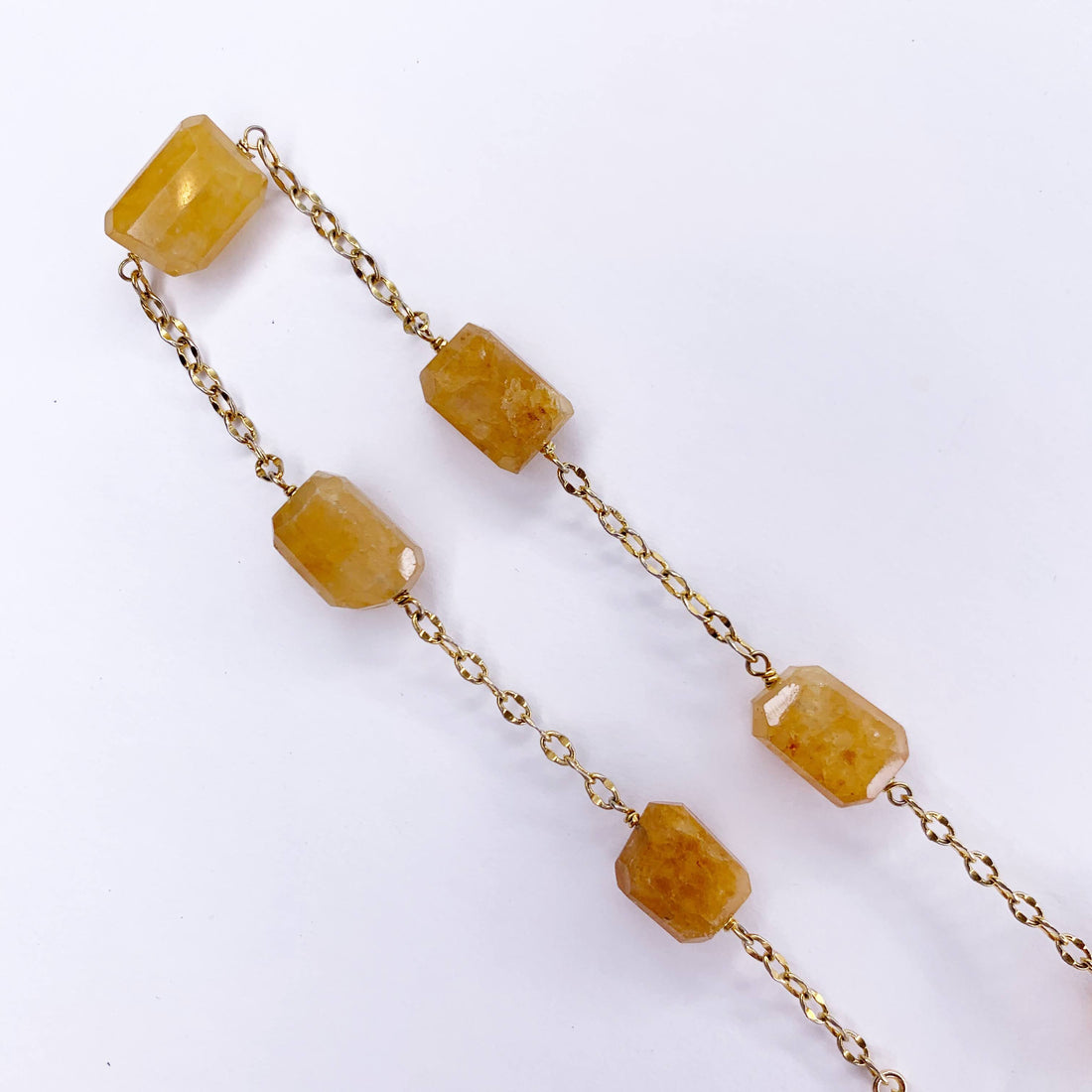 Aventurine Beaded Glasses Strap