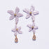Corsica Triple Flower Acrylic Earrings - Oriana Lamarca LLC