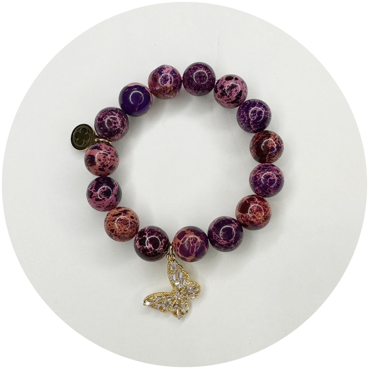 &quot;Spread Your Wings and Fly&quot; Purple Jasper