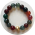 Multicolor Agate with Hammered Gold Accent - Oriana Lamarca LLC