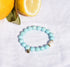 Light Turquoise Magnesite with Freshwater Pearl - Oriana Lamarca LLC